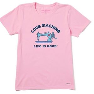 Life Is Good “Love Machine” Tee, medium, NWT